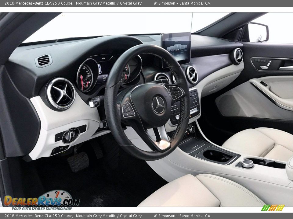 2018 Mercedes-Benz CLA 250 Coupe Mountain Grey Metallic / Crystal Grey Photo #14