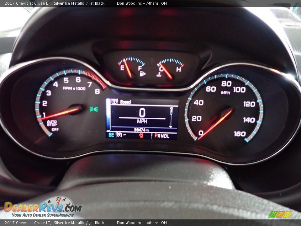 2017 Chevrolet Cruze LT Silver Ice Metallic / Jet Black Photo #27