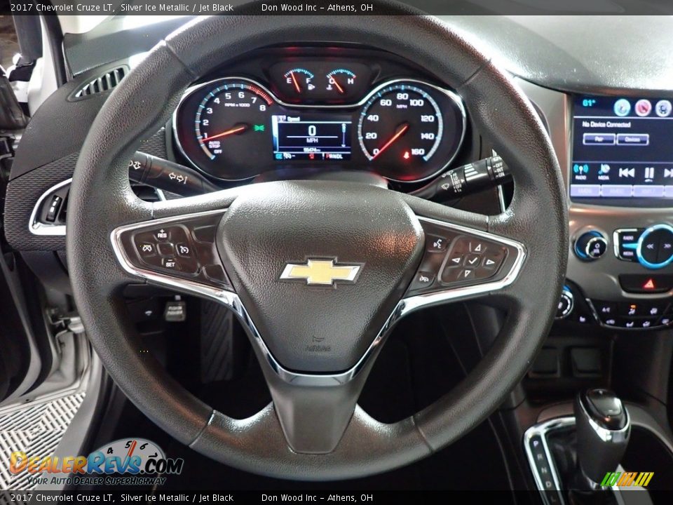 2017 Chevrolet Cruze LT Silver Ice Metallic / Jet Black Photo #29
