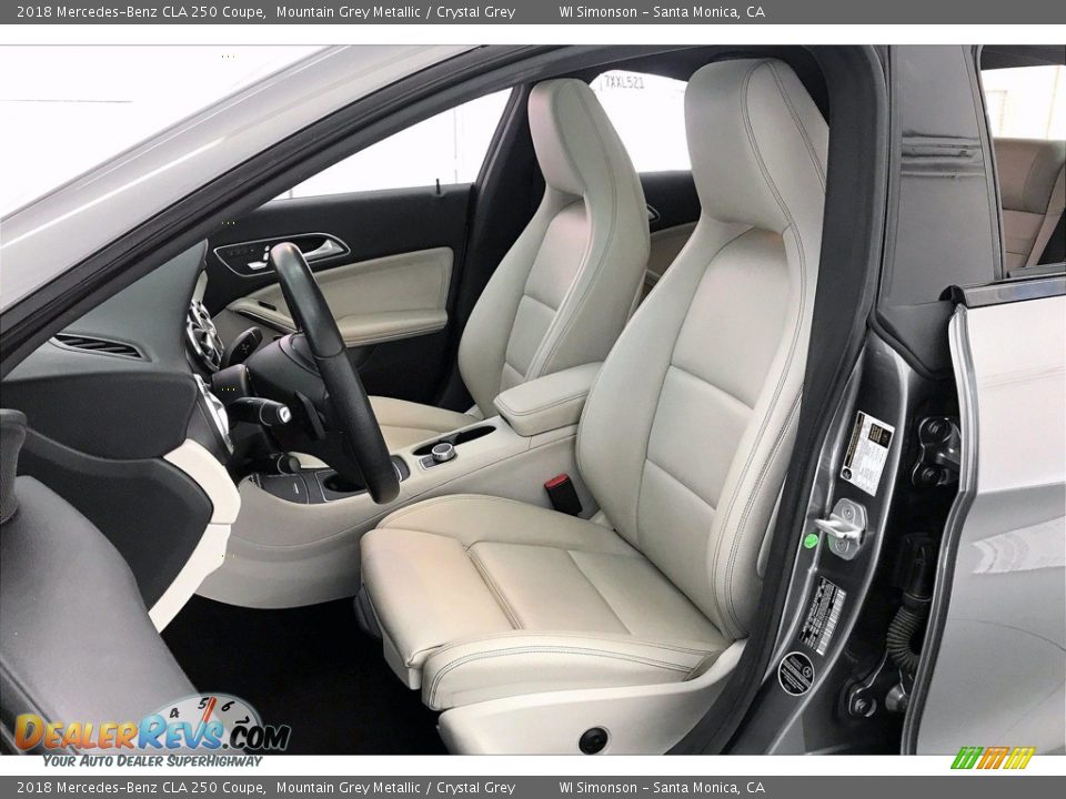 2018 Mercedes-Benz CLA 250 Coupe Mountain Grey Metallic / Crystal Grey Photo #18