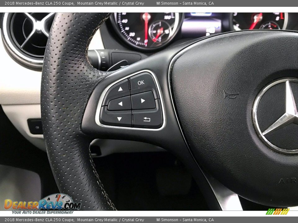 2018 Mercedes-Benz CLA 250 Coupe Mountain Grey Metallic / Crystal Grey Photo #21