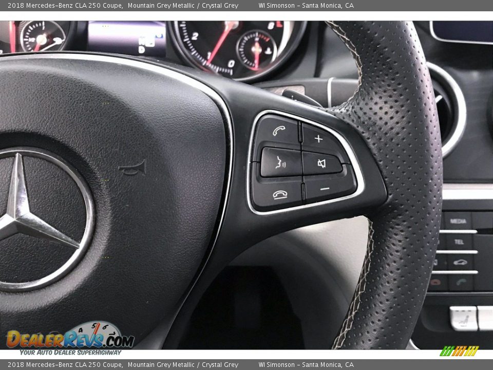 2018 Mercedes-Benz CLA 250 Coupe Mountain Grey Metallic / Crystal Grey Photo #22