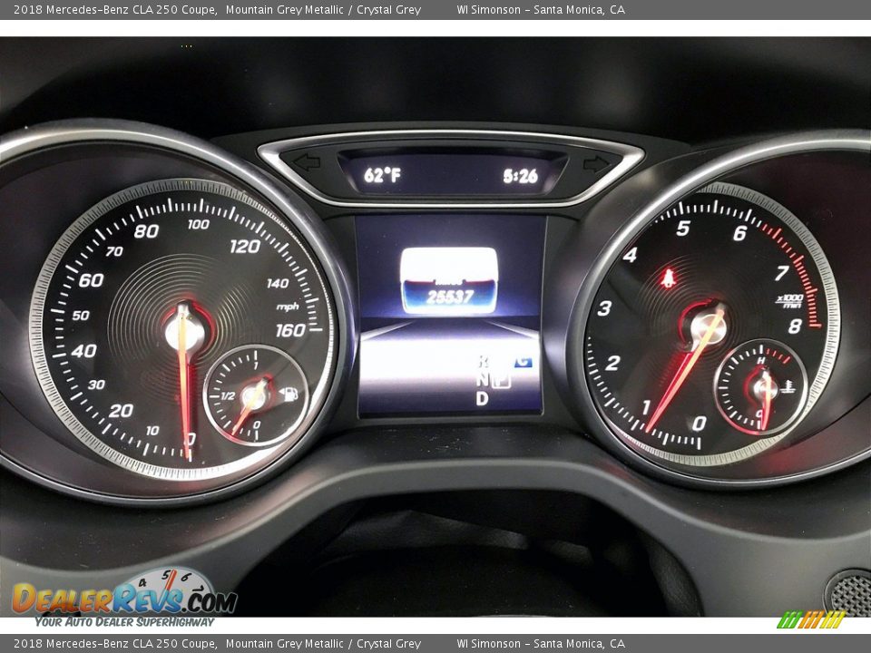 2018 Mercedes-Benz CLA 250 Coupe Mountain Grey Metallic / Crystal Grey Photo #23