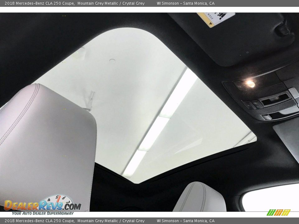 2018 Mercedes-Benz CLA 250 Coupe Mountain Grey Metallic / Crystal Grey Photo #25
