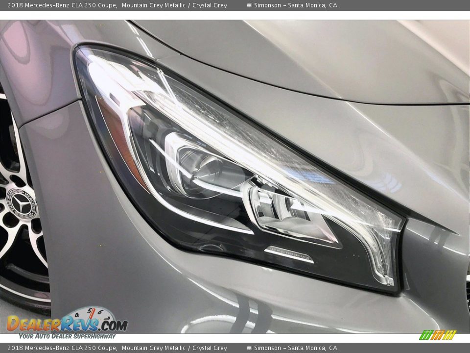 2018 Mercedes-Benz CLA 250 Coupe Mountain Grey Metallic / Crystal Grey Photo #28