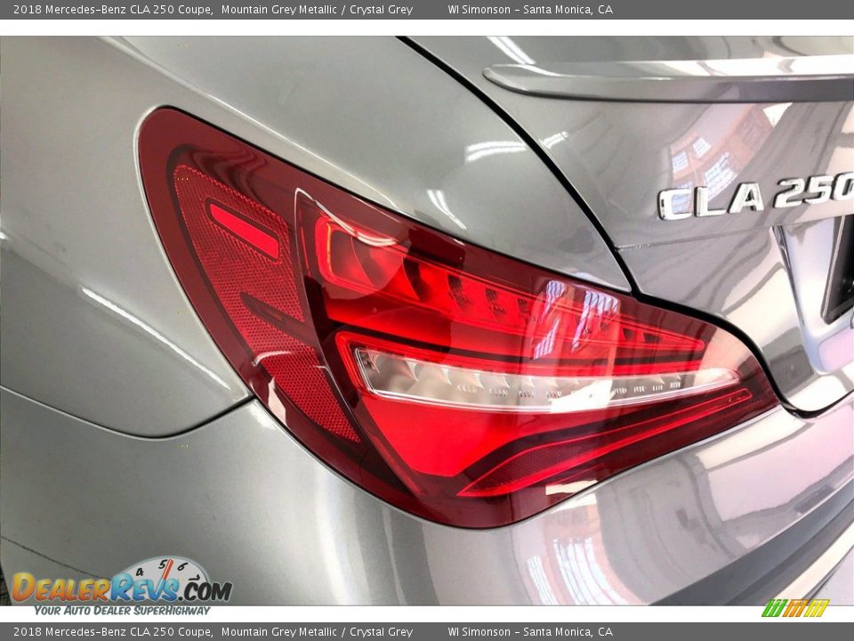 2018 Mercedes-Benz CLA 250 Coupe Mountain Grey Metallic / Crystal Grey Photo #29