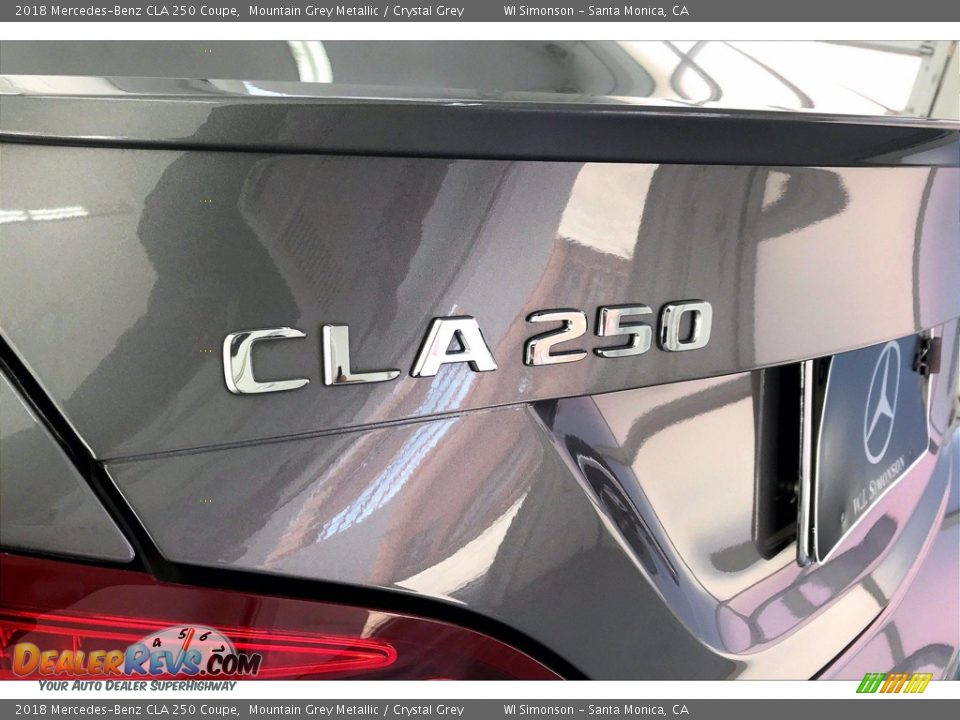 2018 Mercedes-Benz CLA 250 Coupe Mountain Grey Metallic / Crystal Grey Photo #31
