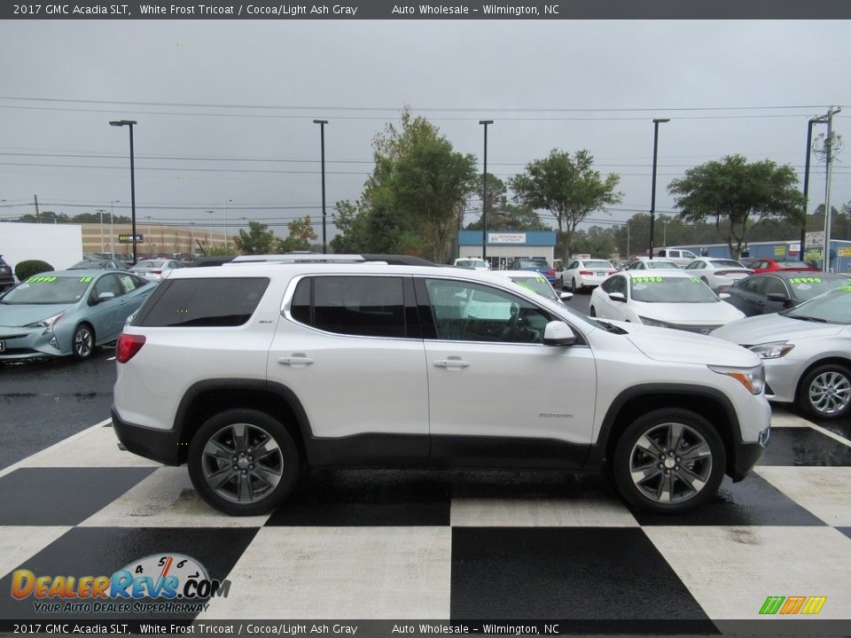 2017 GMC Acadia SLT White Frost Tricoat / Cocoa/Light Ash Gray Photo #3