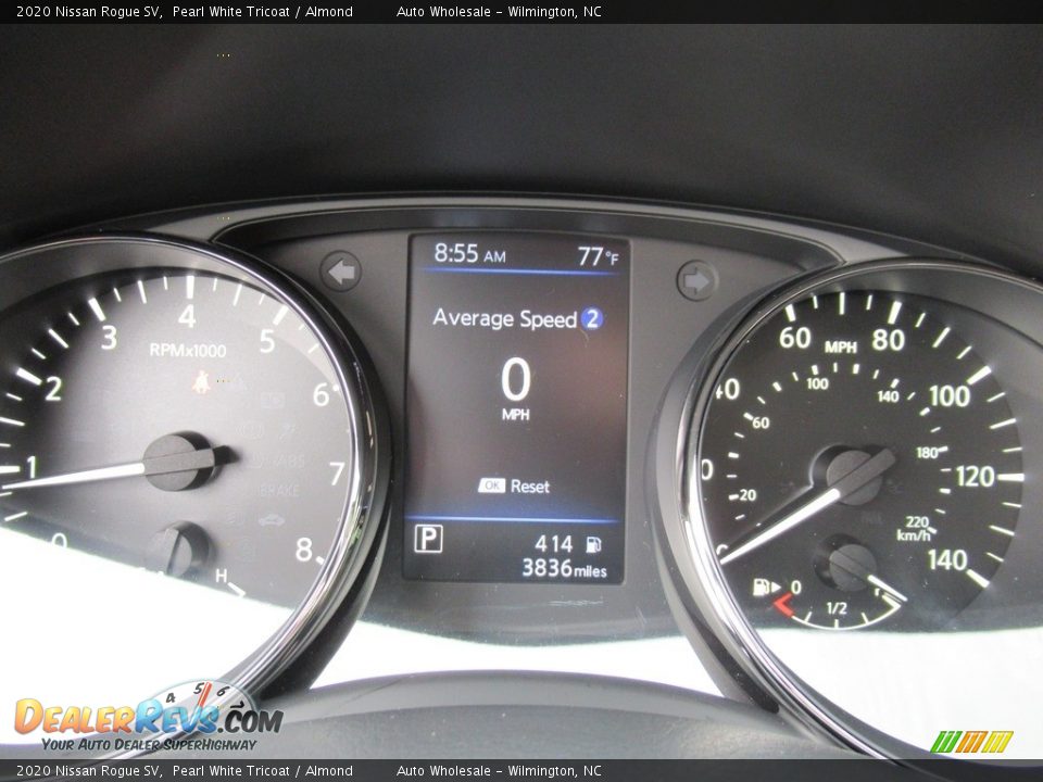 2020 Nissan Rogue SV Pearl White Tricoat / Almond Photo #16