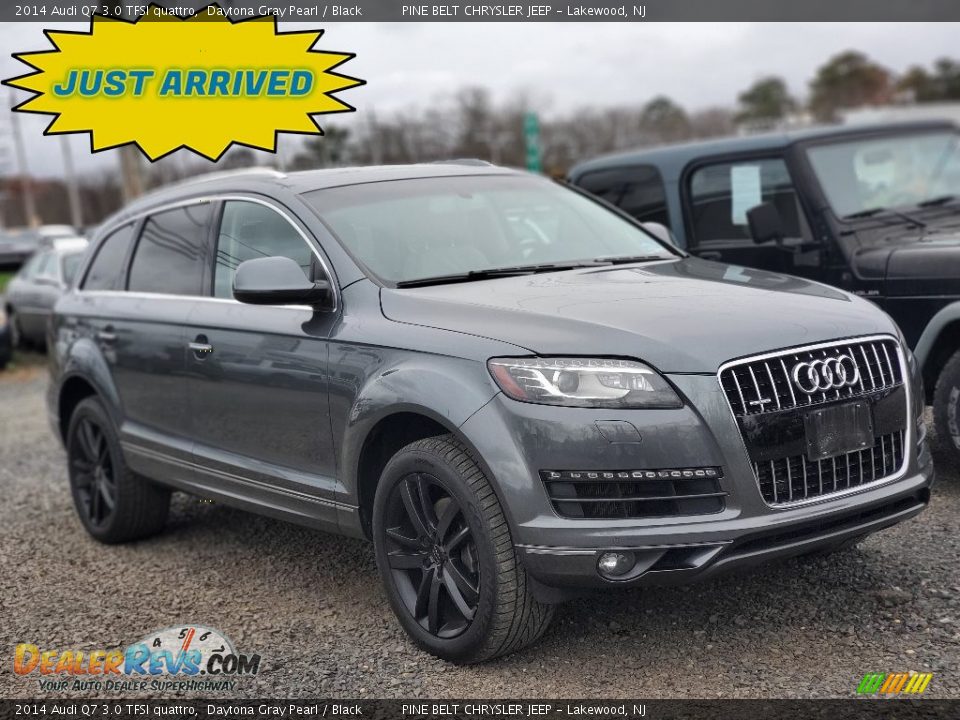 2014 Audi Q7 3.0 TFSI quattro Daytona Gray Pearl / Black Photo #1