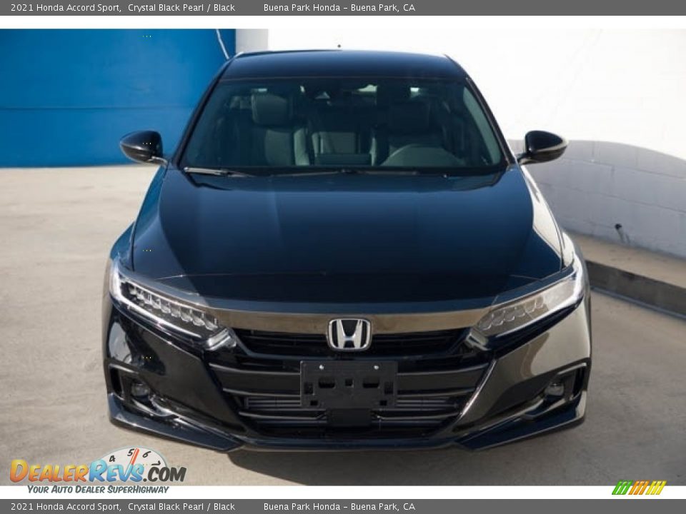 2021 Honda Accord Sport Crystal Black Pearl / Black Photo #3