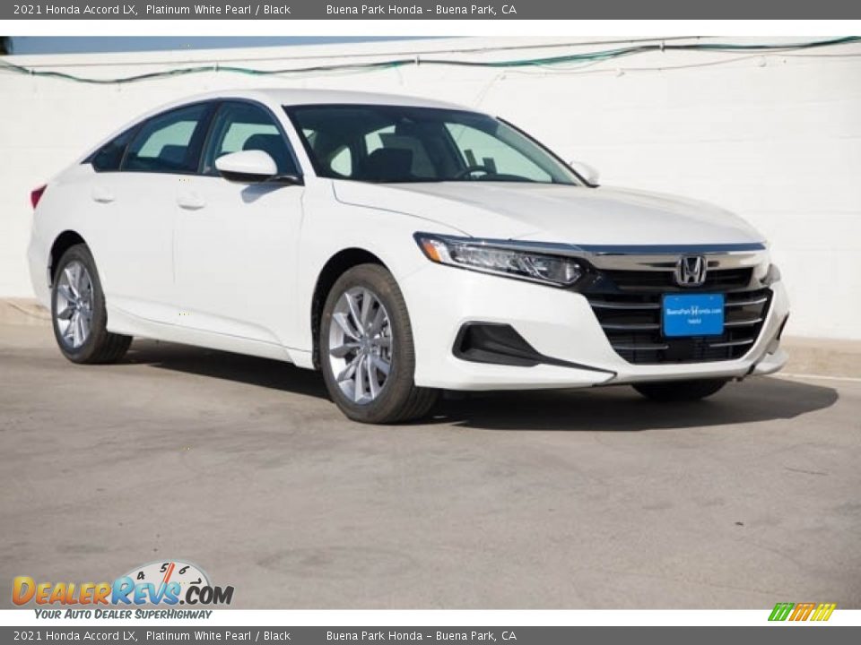 Front 3/4 View of 2021 Honda Accord LX Photo #1