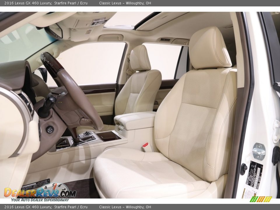 Front Seat of 2016 Lexus GX 460 Luxury Photo #8