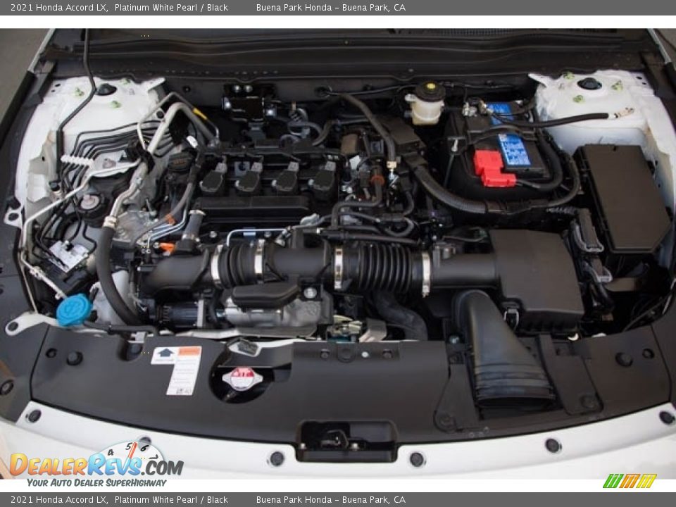 2021 Honda Accord LX 1.5 Liter Turbocharged DOHC 16-Valve i-VTEC 4 Cylinder Engine Photo #11