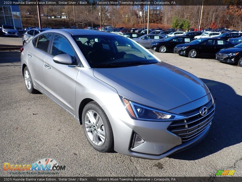 2020 Hyundai Elantra Value Edition Stellar Silver / Black Photo #3