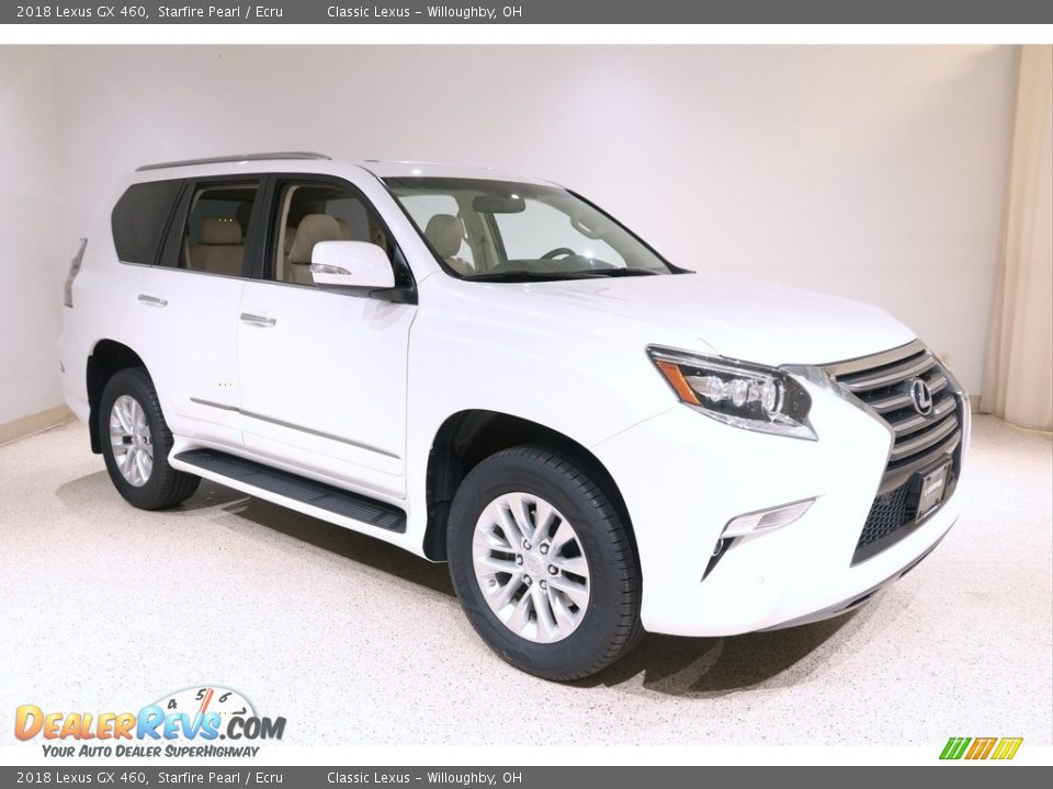 2018 Lexus GX 460 Starfire Pearl / Ecru Photo #1