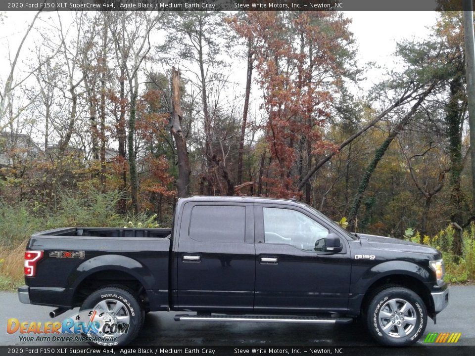 Agate Black 2020 Ford F150 XLT SuperCrew 4x4 Photo #5