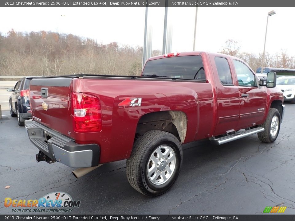 2013 Chevrolet Silverado 2500HD LT Extended Cab 4x4 Deep Ruby Metallic / Ebony Photo #10