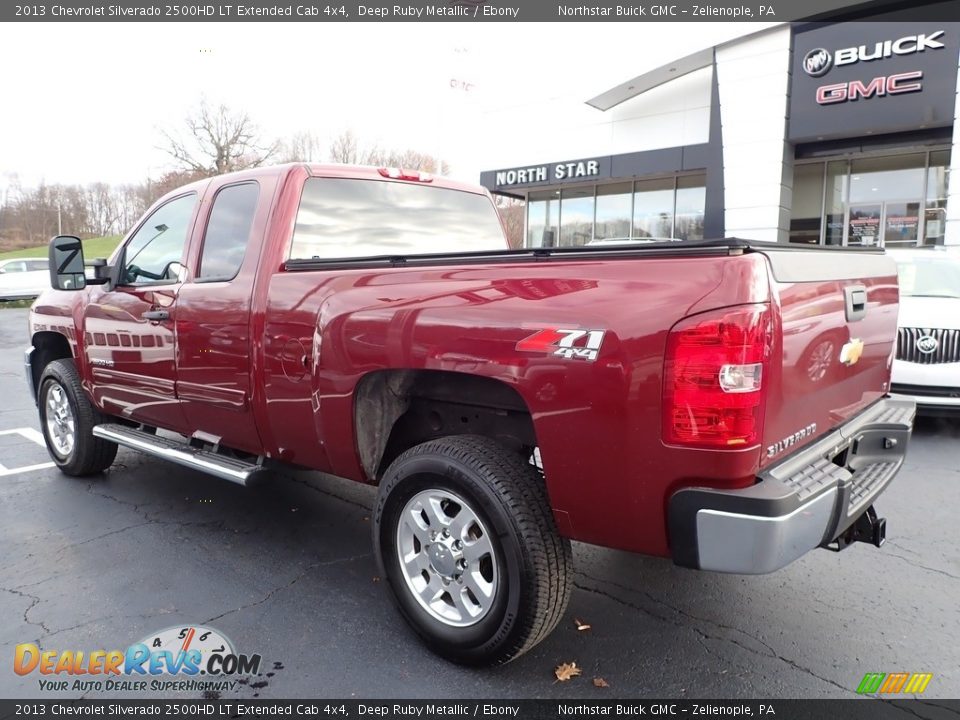 2013 Chevrolet Silverado 2500HD LT Extended Cab 4x4 Deep Ruby Metallic / Ebony Photo #13