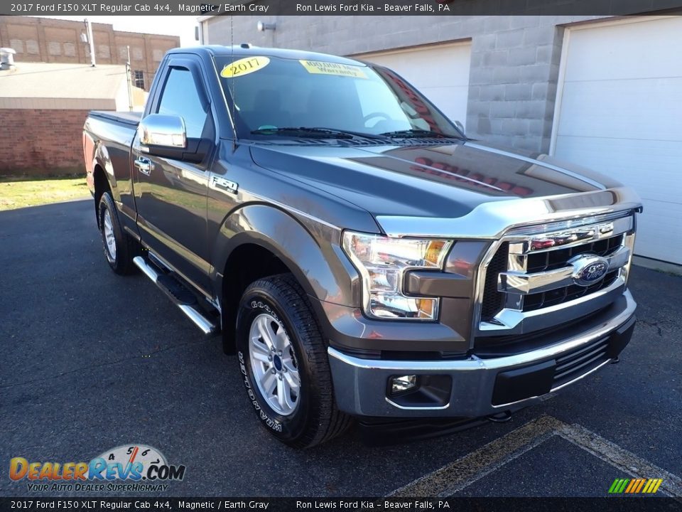 2017 Ford F150 XLT Regular Cab 4x4 Magnetic / Earth Gray Photo #3