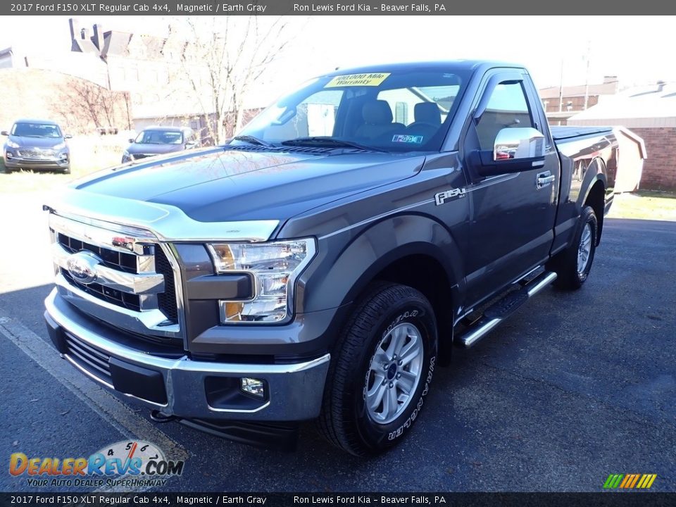 2017 Ford F150 XLT Regular Cab 4x4 Magnetic / Earth Gray Photo #5