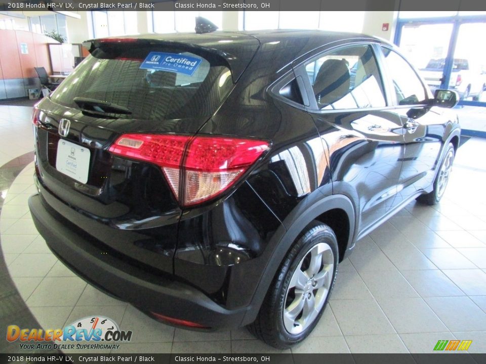 2018 Honda HR-V LX Crystal Black Pearl / Black Photo #7