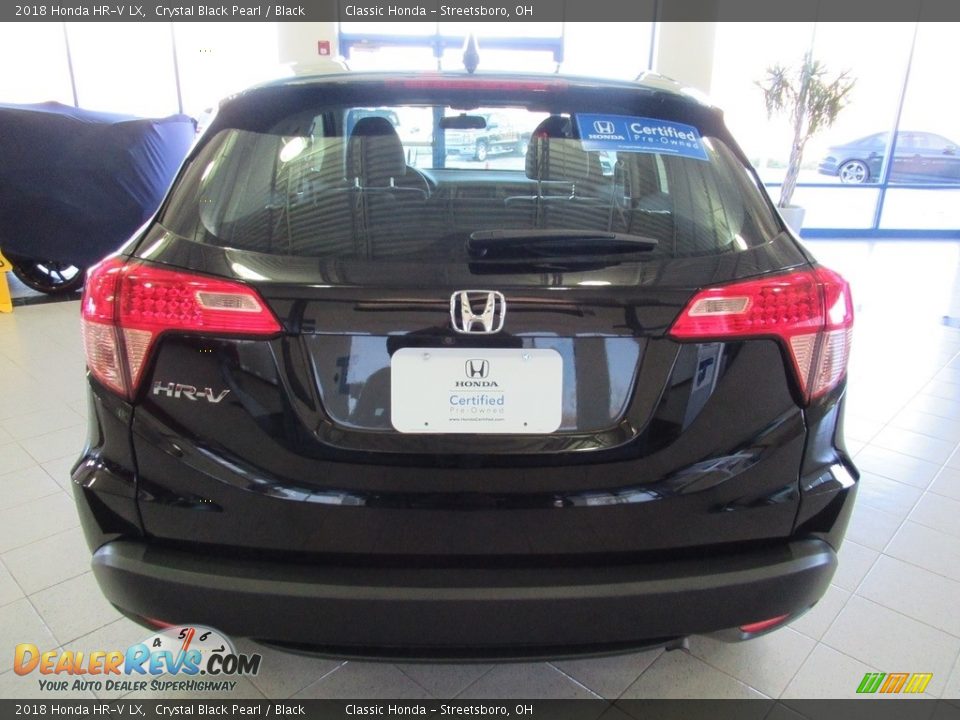 2018 Honda HR-V LX Crystal Black Pearl / Black Photo #8