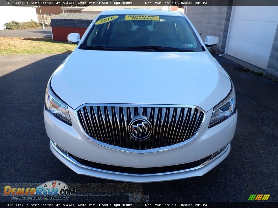 2016 Buick LaCrosse Leather Group AWD White Frost Tricoat / Light Neutral Photo #4