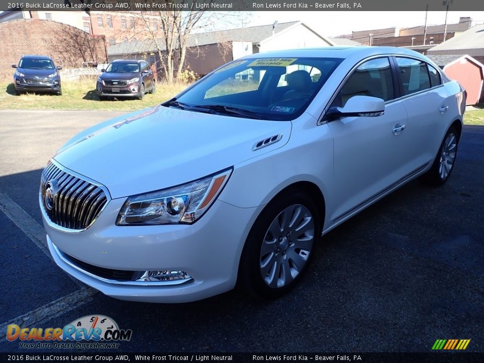 White Frost Tricoat 2016 Buick LaCrosse Leather Group AWD Photo #5