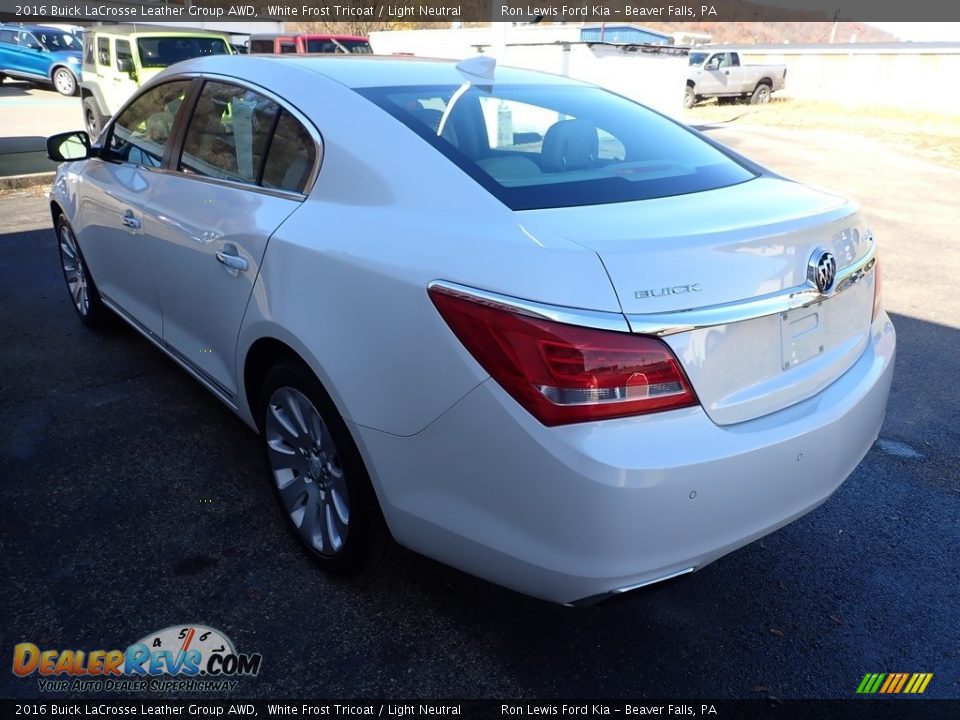 White Frost Tricoat 2016 Buick LaCrosse Leather Group AWD Photo #6