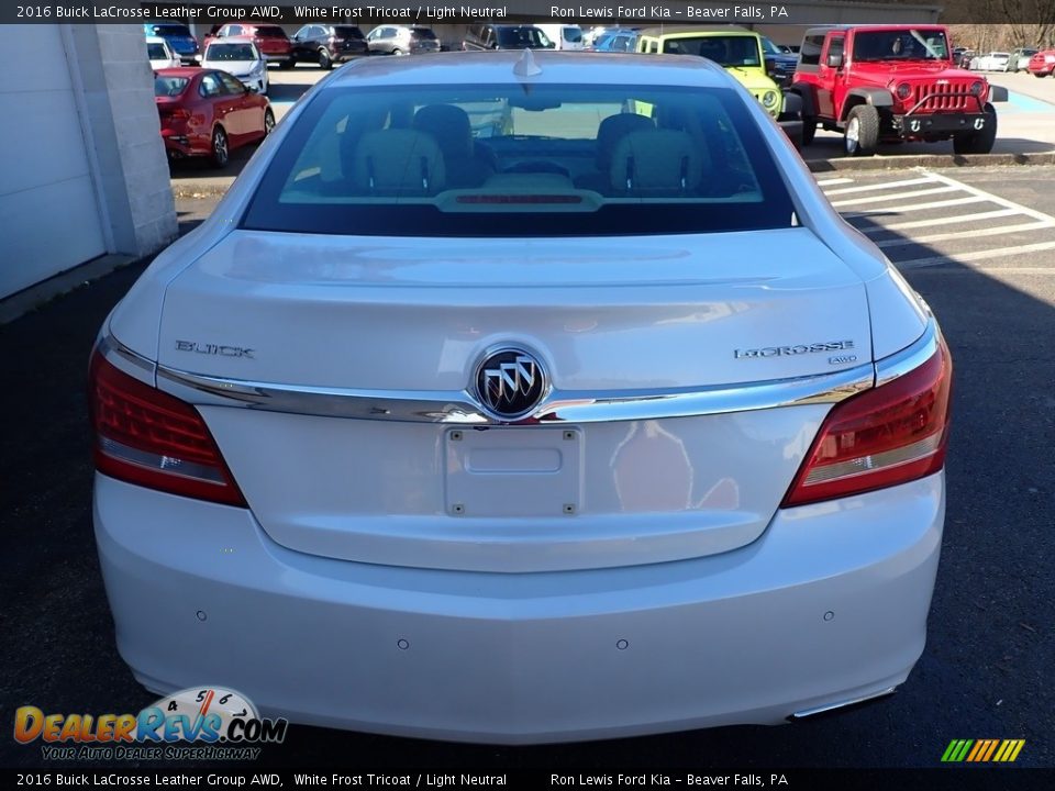 White Frost Tricoat 2016 Buick LaCrosse Leather Group AWD Photo #7