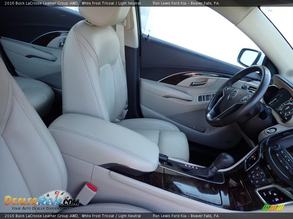 Front Seat of 2016 Buick LaCrosse Leather Group AWD Photo #9