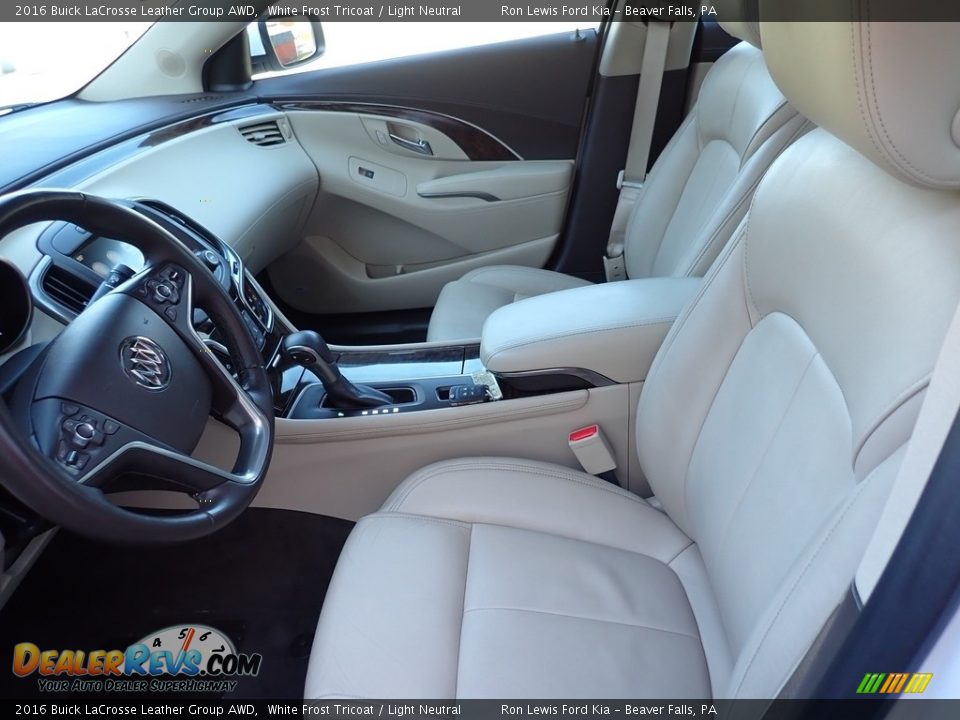 Light Neutral Interior - 2016 Buick LaCrosse Leather Group AWD Photo #12