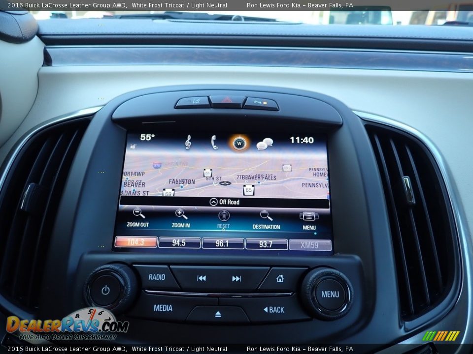 Navigation of 2016 Buick LaCrosse Leather Group AWD Photo #16