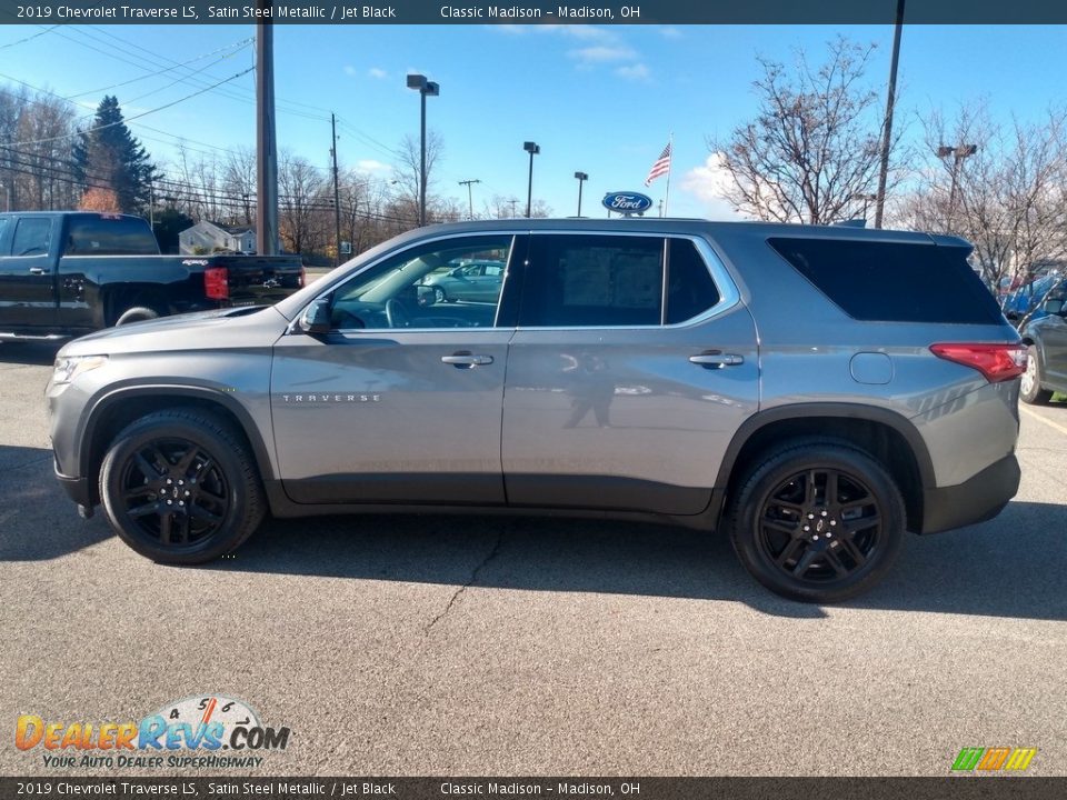 2019 Chevrolet Traverse LS Satin Steel Metallic / Jet Black Photo #5