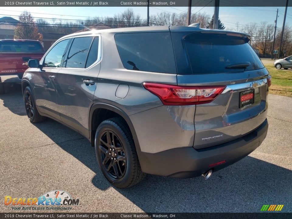 2019 Chevrolet Traverse LS Satin Steel Metallic / Jet Black Photo #6
