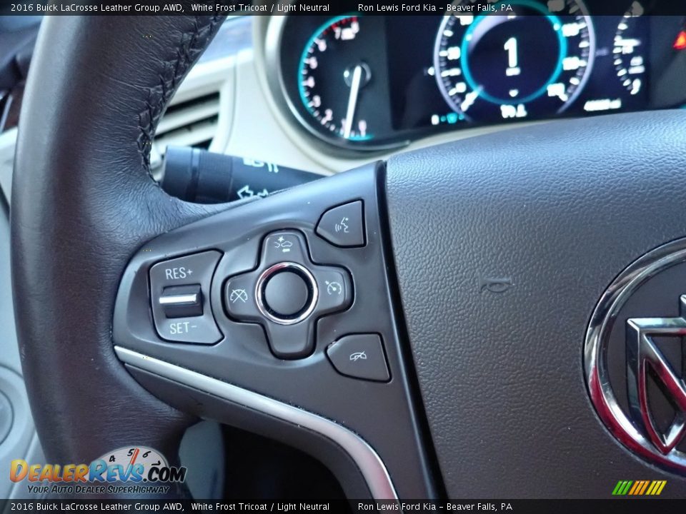 2016 Buick LaCrosse Leather Group AWD Steering Wheel Photo #20