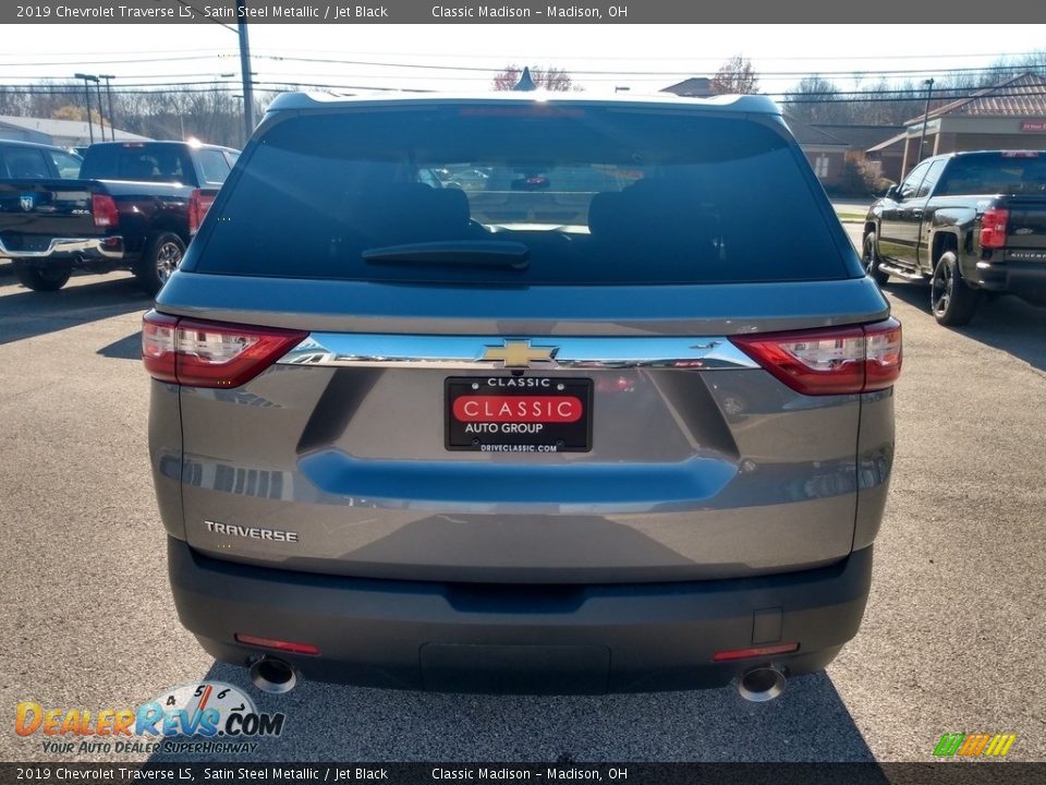2019 Chevrolet Traverse LS Satin Steel Metallic / Jet Black Photo #7