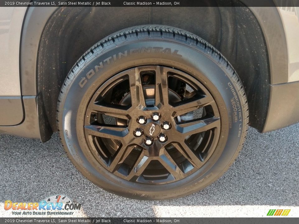 2019 Chevrolet Traverse LS Satin Steel Metallic / Jet Black Photo #8