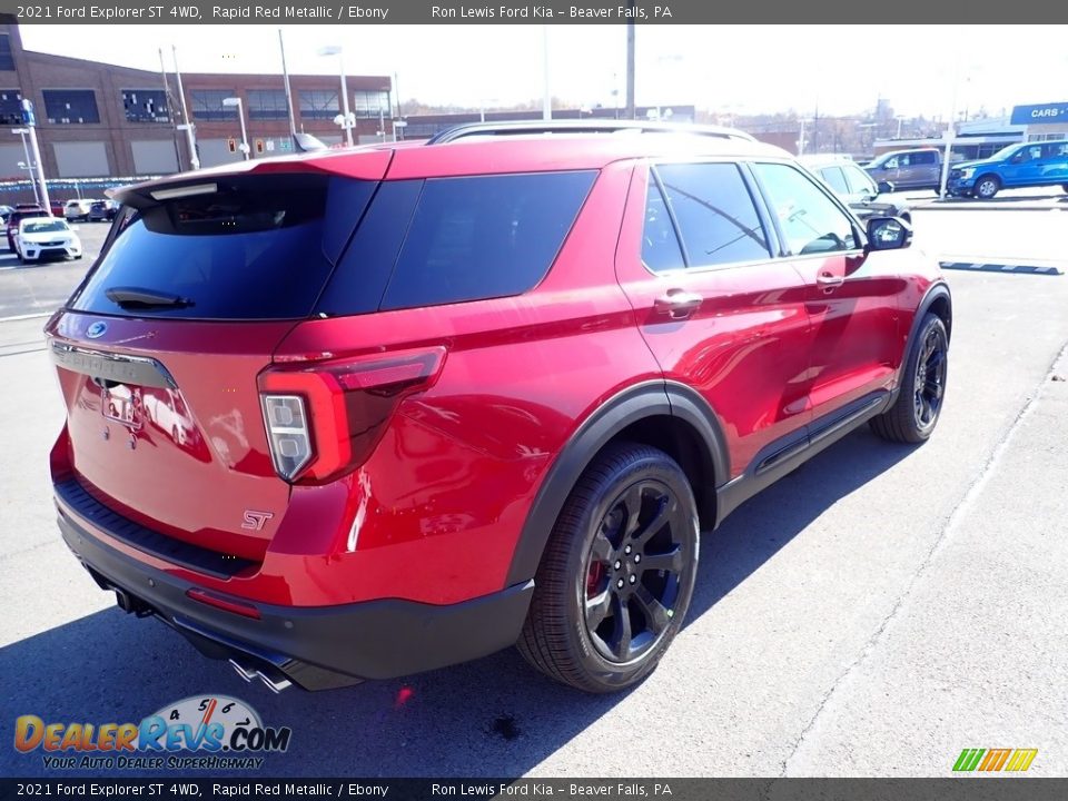 2021 Ford Explorer ST 4WD Rapid Red Metallic / Ebony Photo #2