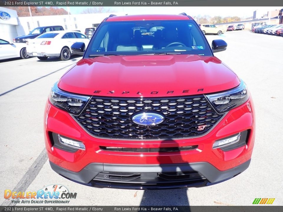 2021 Ford Explorer ST 4WD Rapid Red Metallic / Ebony Photo #4