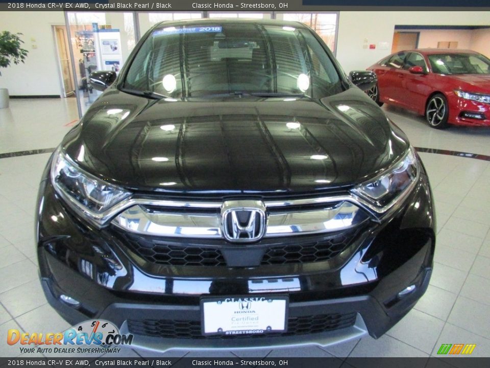 2018 Honda CR-V EX AWD Crystal Black Pearl / Black Photo #2