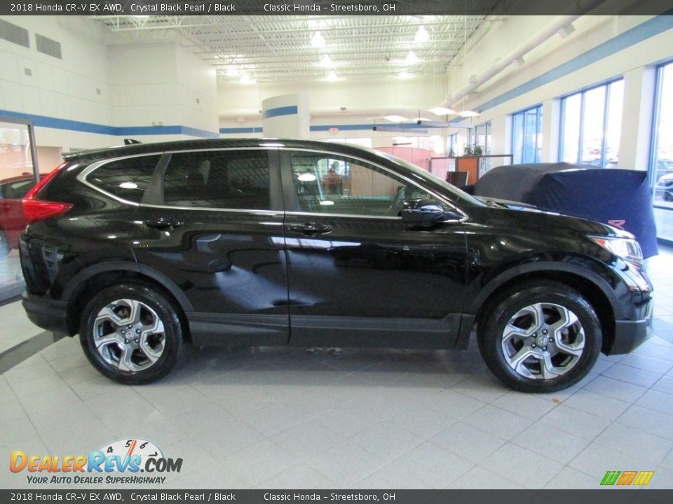 2018 Honda CR-V EX AWD Crystal Black Pearl / Black Photo #4
