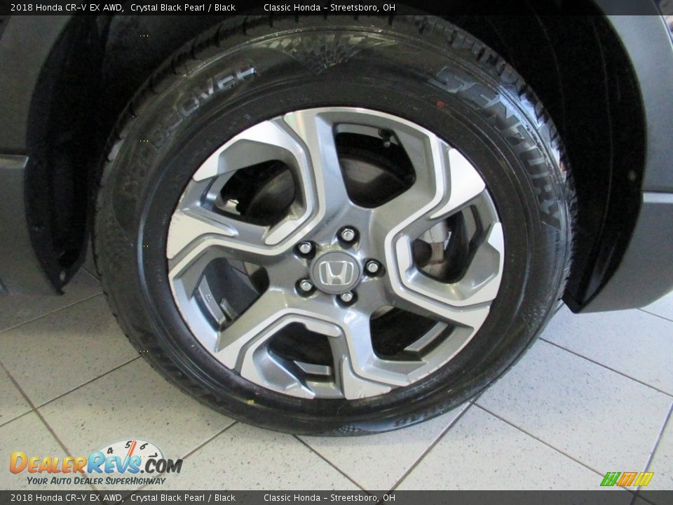 2018 Honda CR-V EX AWD Crystal Black Pearl / Black Photo #5