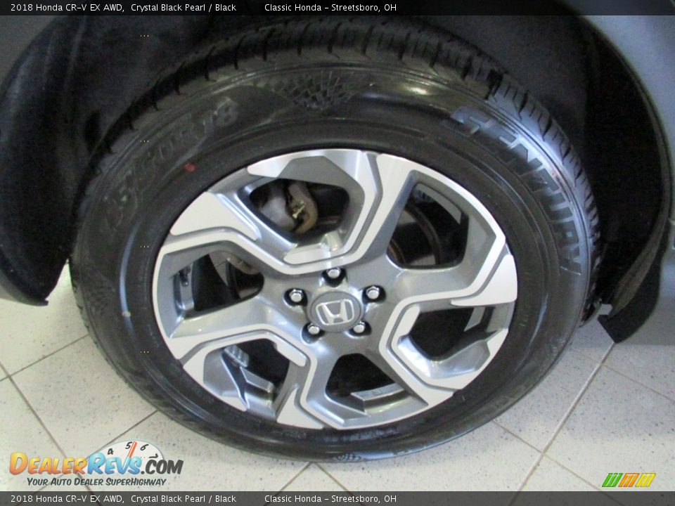 2018 Honda CR-V EX AWD Crystal Black Pearl / Black Photo #6