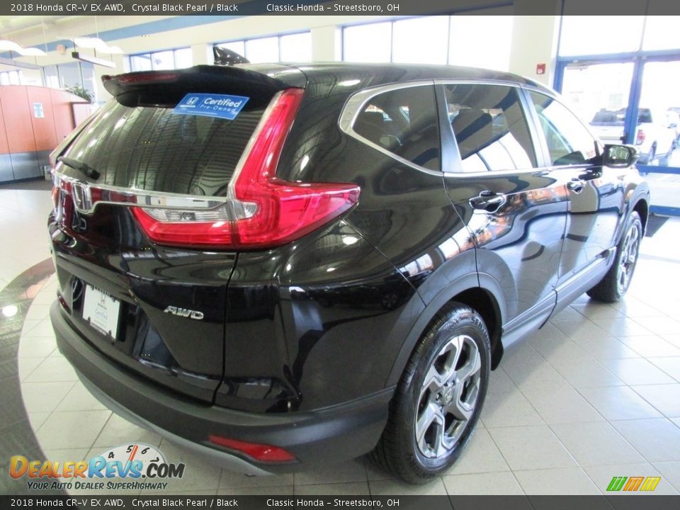 2018 Honda CR-V EX AWD Crystal Black Pearl / Black Photo #7