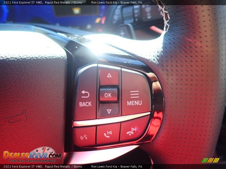 2021 Ford Explorer ST 4WD Steering Wheel Photo #18