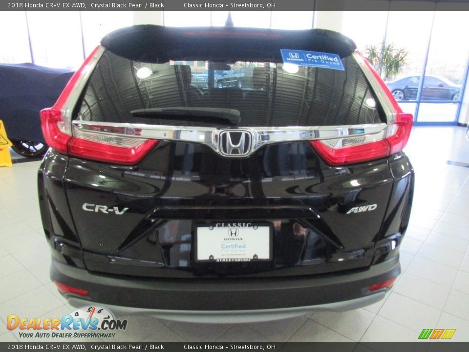 2018 Honda CR-V EX AWD Crystal Black Pearl / Black Photo #8