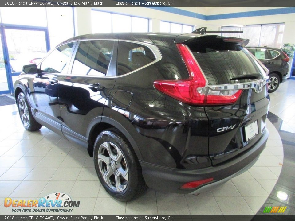 2018 Honda CR-V EX AWD Crystal Black Pearl / Black Photo #9