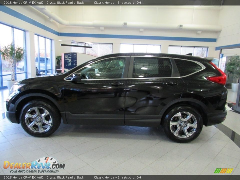 2018 Honda CR-V EX AWD Crystal Black Pearl / Black Photo #10